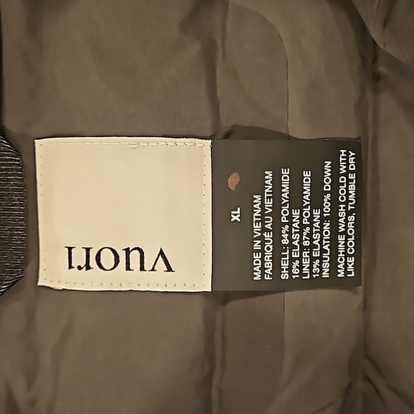 VUORI Steadfast Full Zip Hooded Jacket ~ Balsam XL NWT - Picture 16 of 16